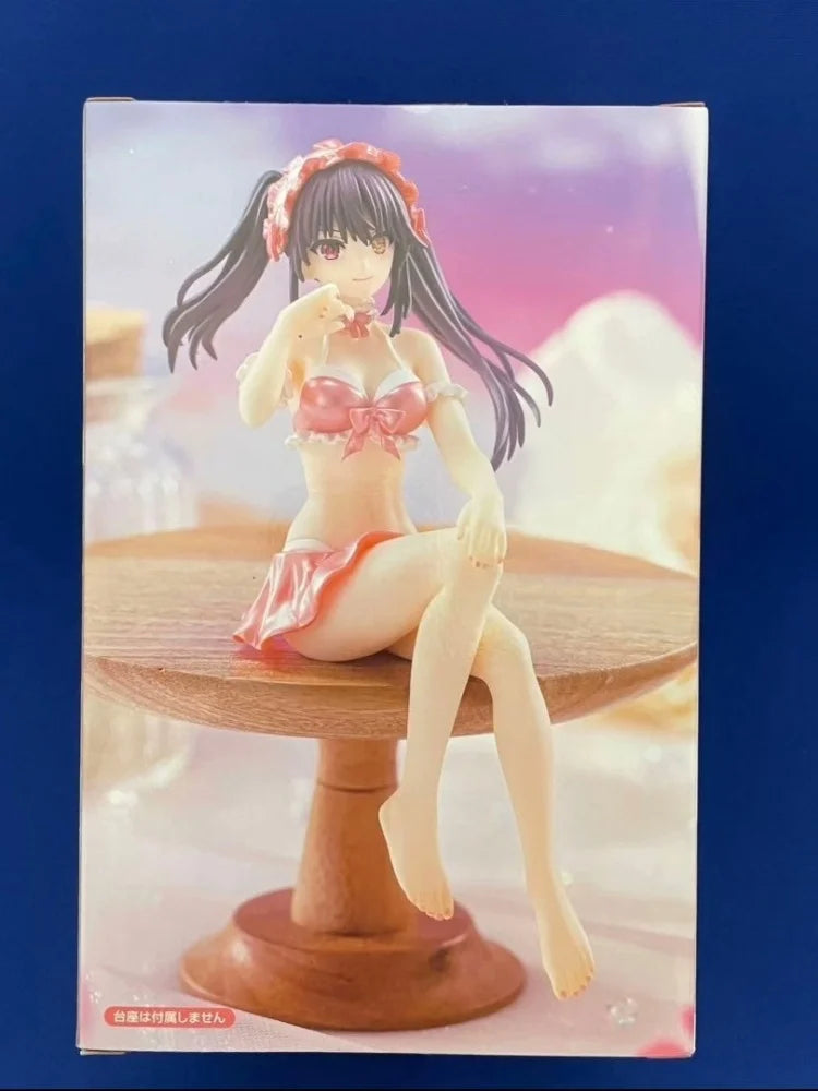 Original Genuine Banpresto DATE A LIVE 13cm Tokisaki Kurumi PVC Model Doll Collection Figurine Model Toys Birthday Gift