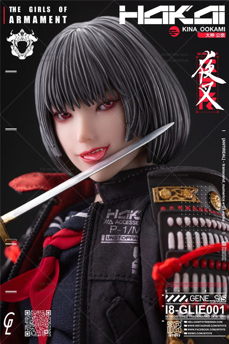 Gharliera X I8Toys 1/6 Collectible Action Figures the Girls of Armament Set i8-GLIE001 Kina Ookami & i8-GLIE002 Rirua Ookami