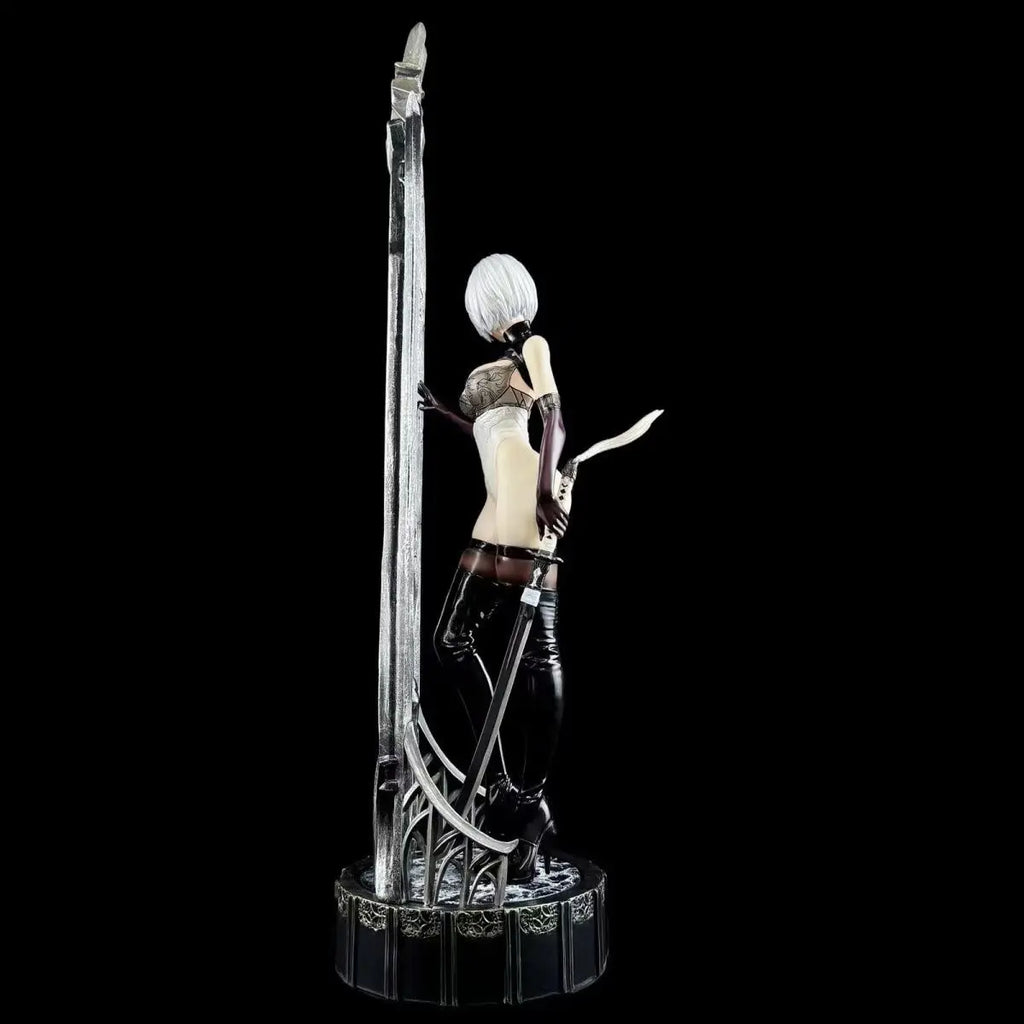 ADS Studio NieR: Automata statue series NieR Mirror 2B Double-headed  Domineering Maid anime Can Favorite PVC model figurine