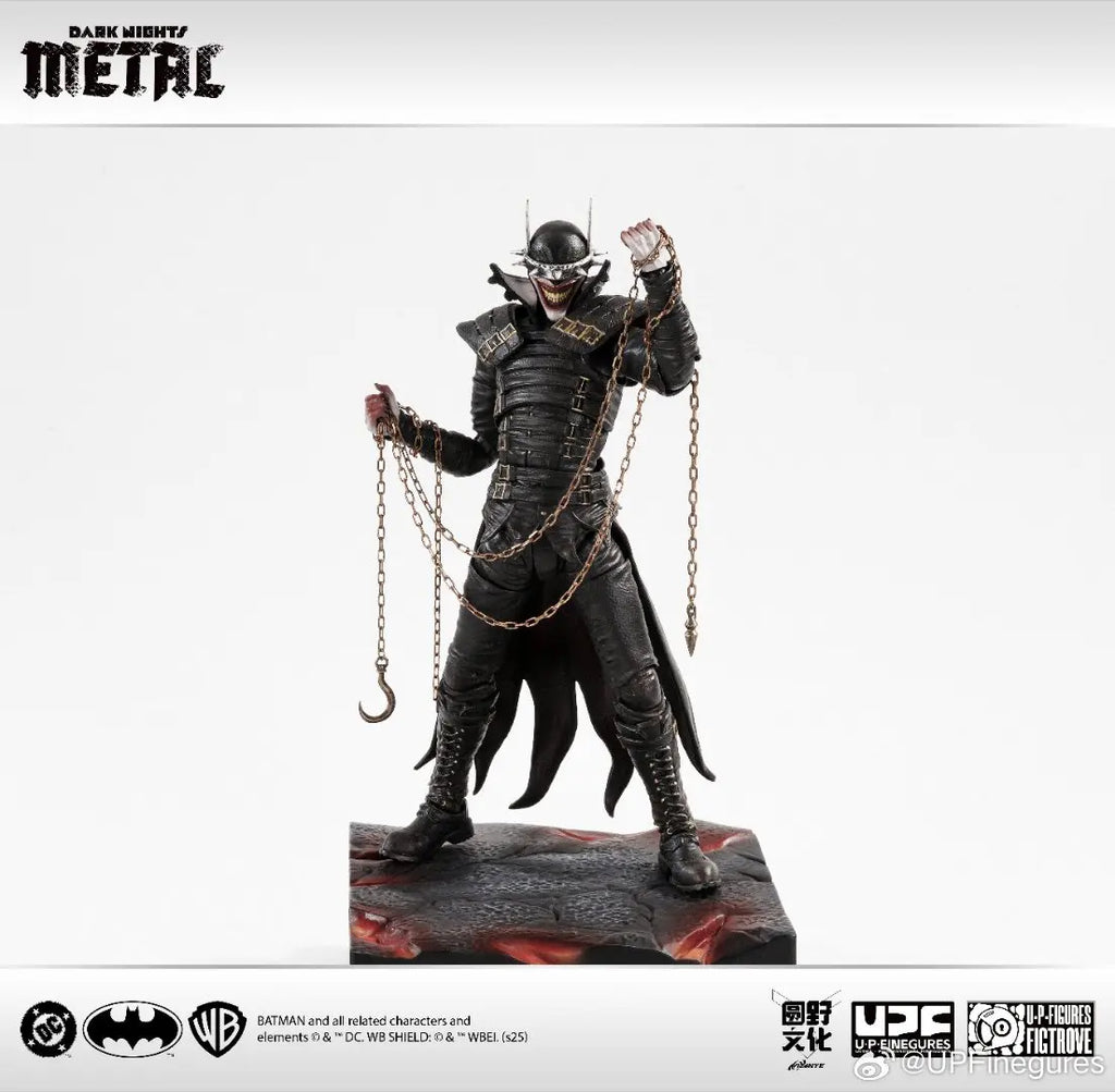 Original LPZZ UPFinegures Dark Nights Metal The Batman Who Laughs Laughing Bat  In Stock Anime Action Collection Figures Model