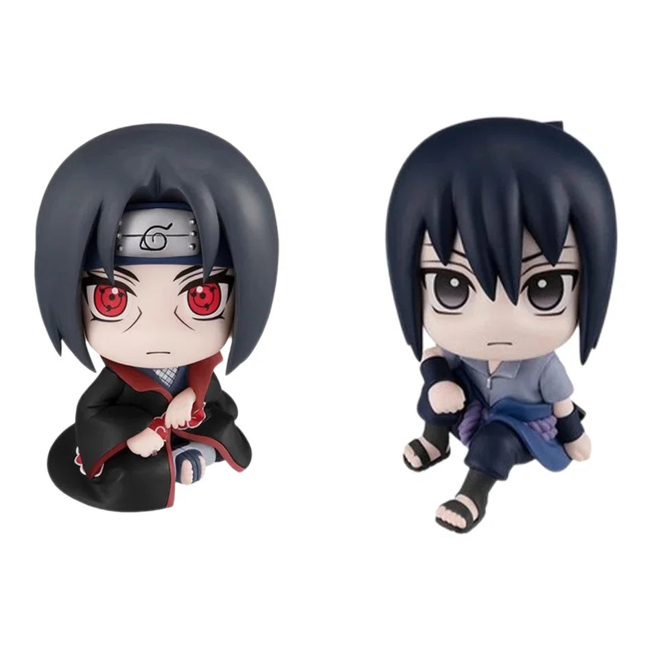 10cm Naruto Anime Figure Uzumaki Naruto Kakashi Uchiha Sasuke Itachi Cute Toys Q Figurals Action Figurine Model