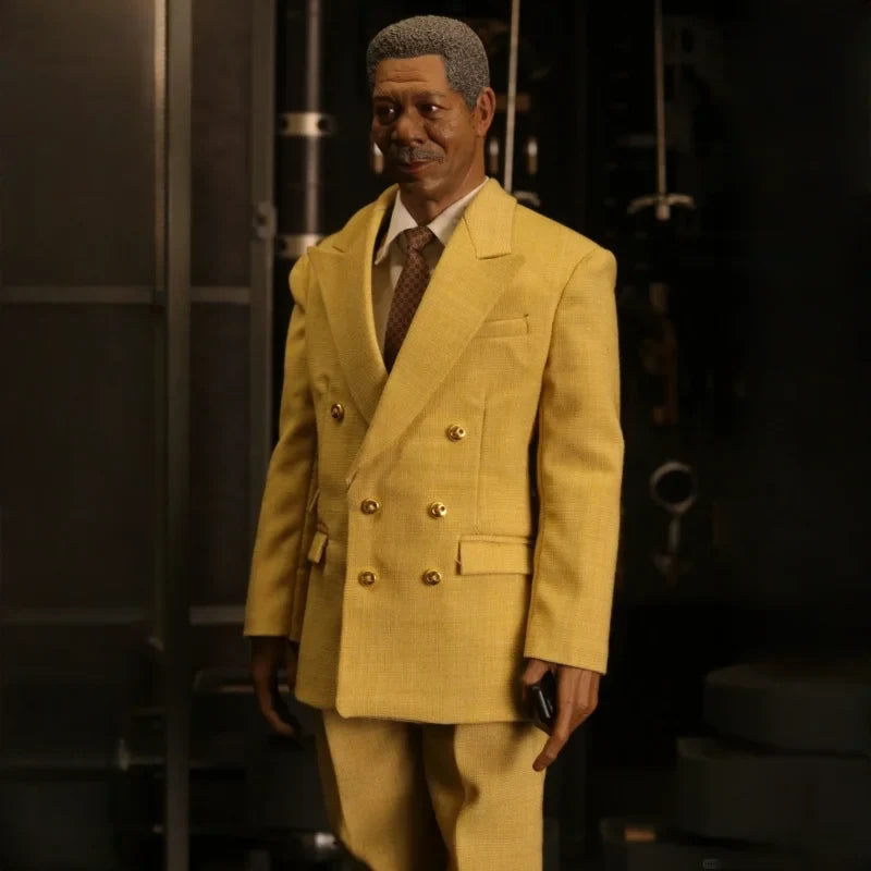 IN STOCK Giao Toys G003 The Dark Knight Rises CTO Lucius Fox Action Figure PVC Model Collection Toy Gift Decoration Ornaments