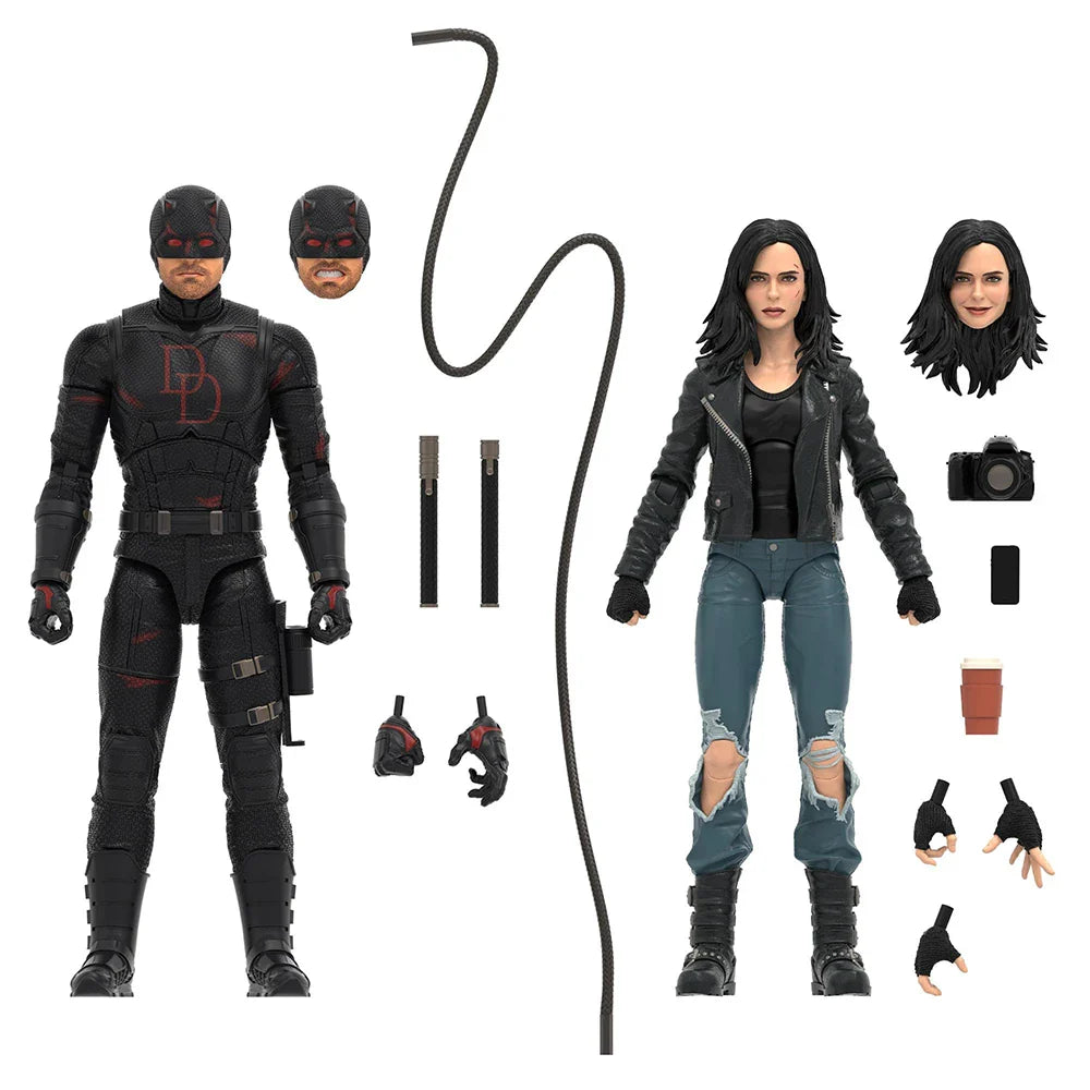 Original NEW Hasbro Marvel Legends Series Daredevil & Jessica Jones (Daredevil: Born Again) 2-Pack-Set Action Figure Model Toys