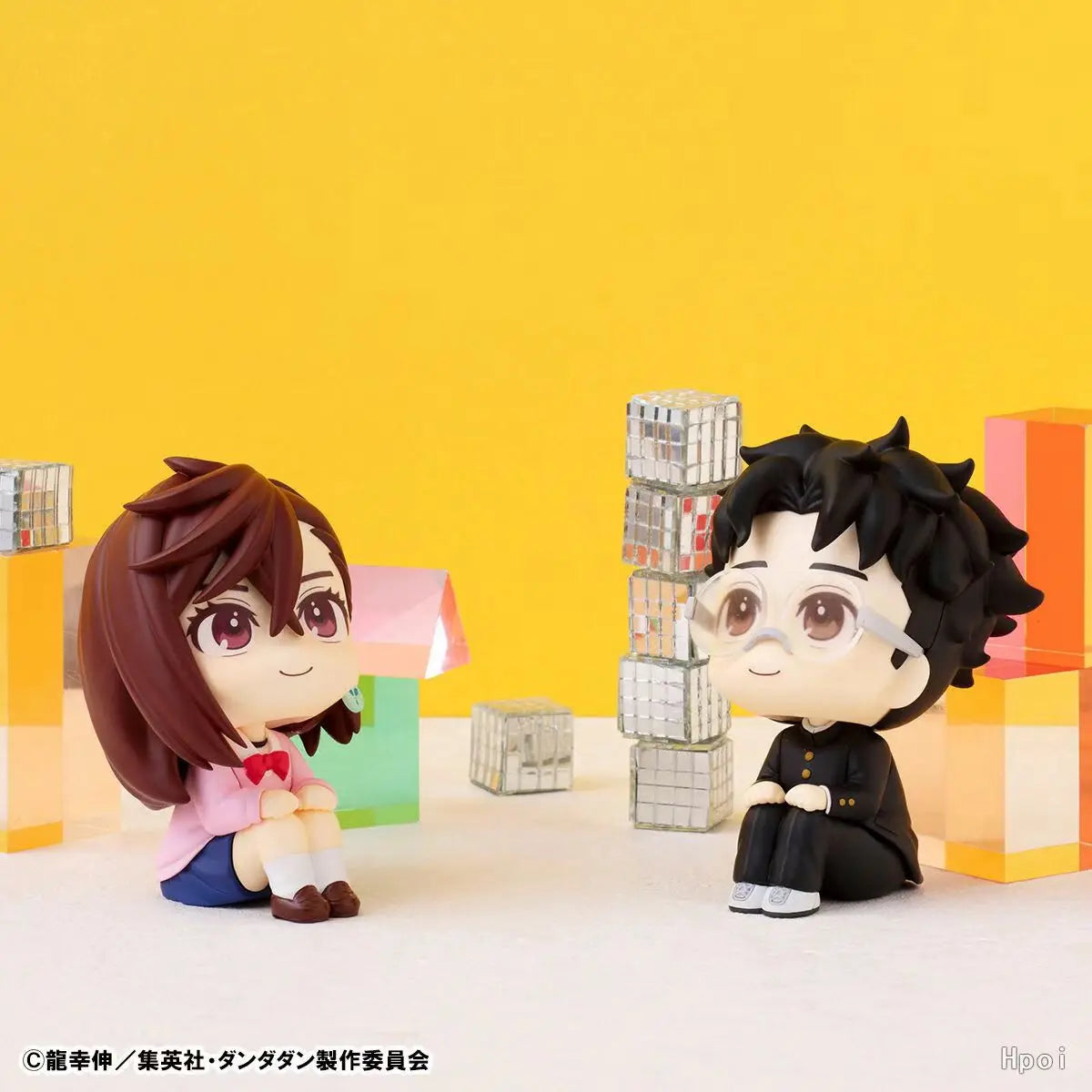 Original MegaHouse Look Up Zabuton Dandadan Ayase Momo Takakura Ken Anime Figure Toys PVC Model BANDAI Collection Doll Model toy