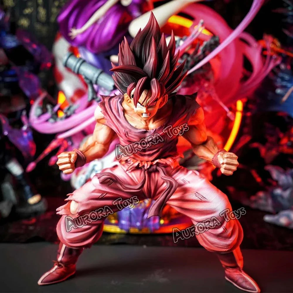 9.44in/24cm Anime Dragon Ball Z kaiouken Goku Figure PVC Action Figures Collection Model Toys Gifts