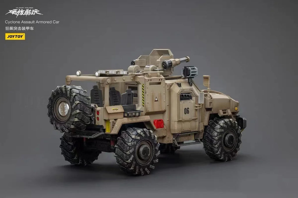 【In Stock】 JOYTOY 1/18 Action Figure Cyclone Assault Armored Car Military Model Toys
