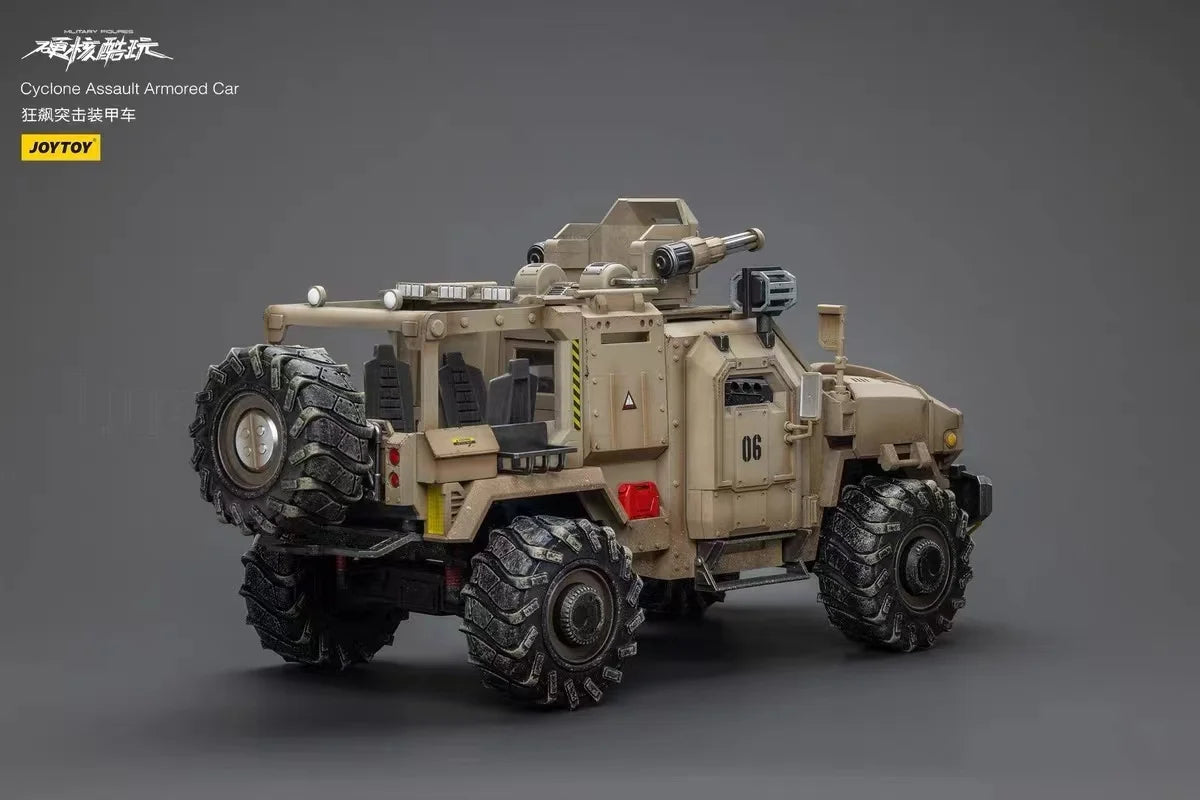 【In Stock】 JOYTOY 1/18 Action Figure Cyclone Assault Armored Car Military Model Toys
