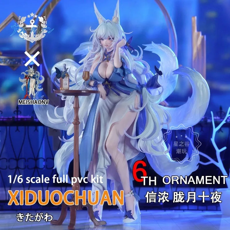 26.5cm Azur Lane Shinano Longyue Shiye GK Figure | Resin Shipgirl Statue for Anime Collectors