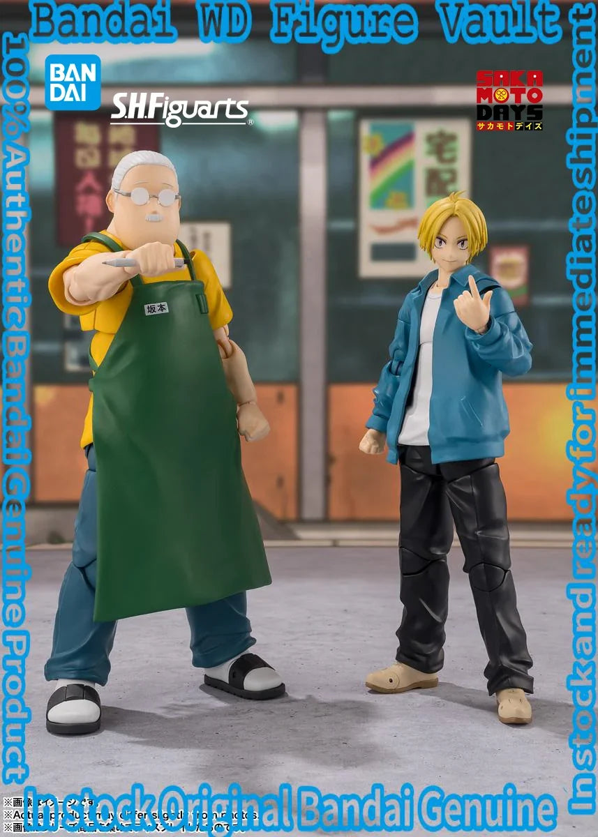 Bandai Officially Licensed SAKAMOTO DAYS S.H.Figuarts Taro Sakamoto Shin Asakura Figure Highly Detailed Collectible Model Toy