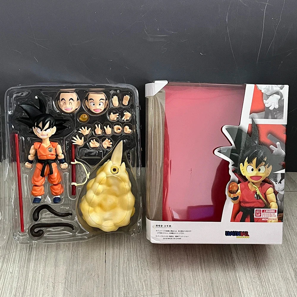 Dragon Ball Z Son Goku Figure Anime SHF Goku Gk Somersault Cloud Action Figurine Movable Collection Doll Model Toy Gifts