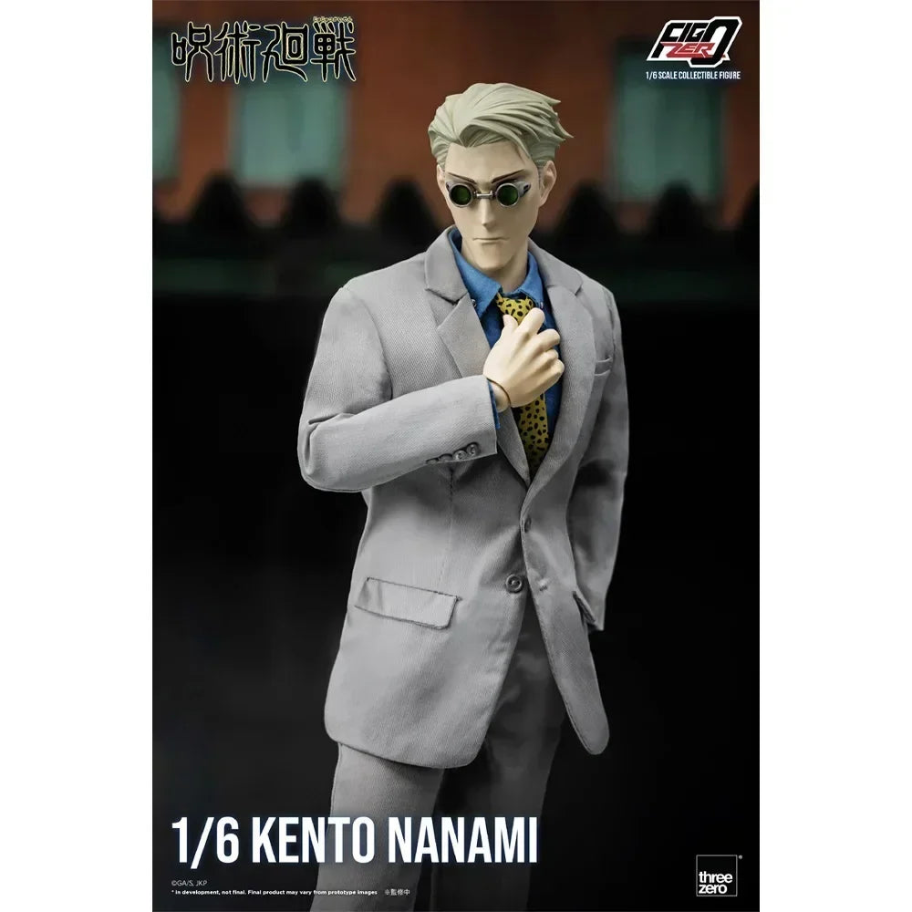 Stock Original Threezero FigZero 1/6 Nanami Kento 30CM Anime Jujutsu Kaisen Action Figure Collectible Model Dolls Statuette Toy