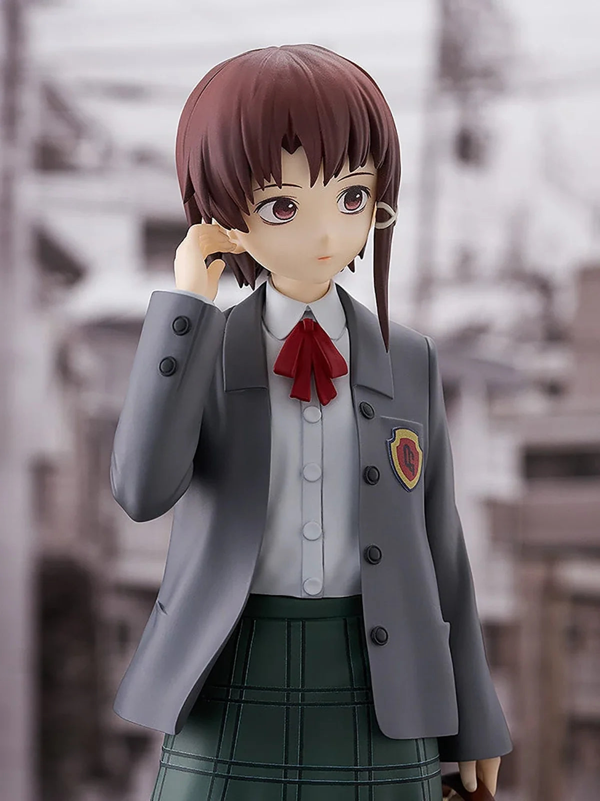 Original Genuine Good Smile Company Prepainted Pop Up Parade Serial Experiments Lain Iwakura Lain L H=230mm Figure Decoration