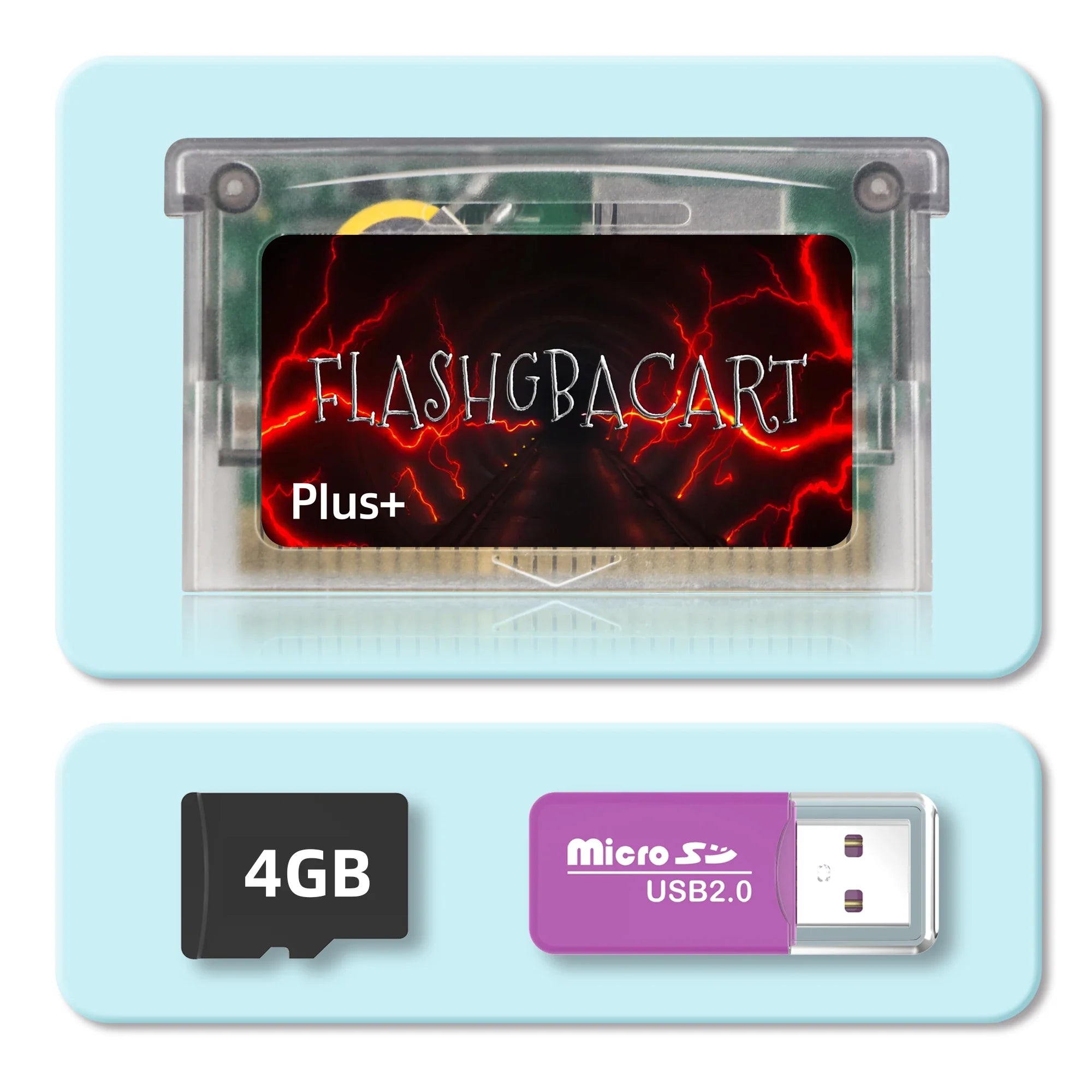 REMANK V1.5 Flash GBA Cartridge FLASHGBACART GBA Card 100+Retro Game Cart RTC 1M Flash GBC with GBA GBC GB NES Compatible DS
