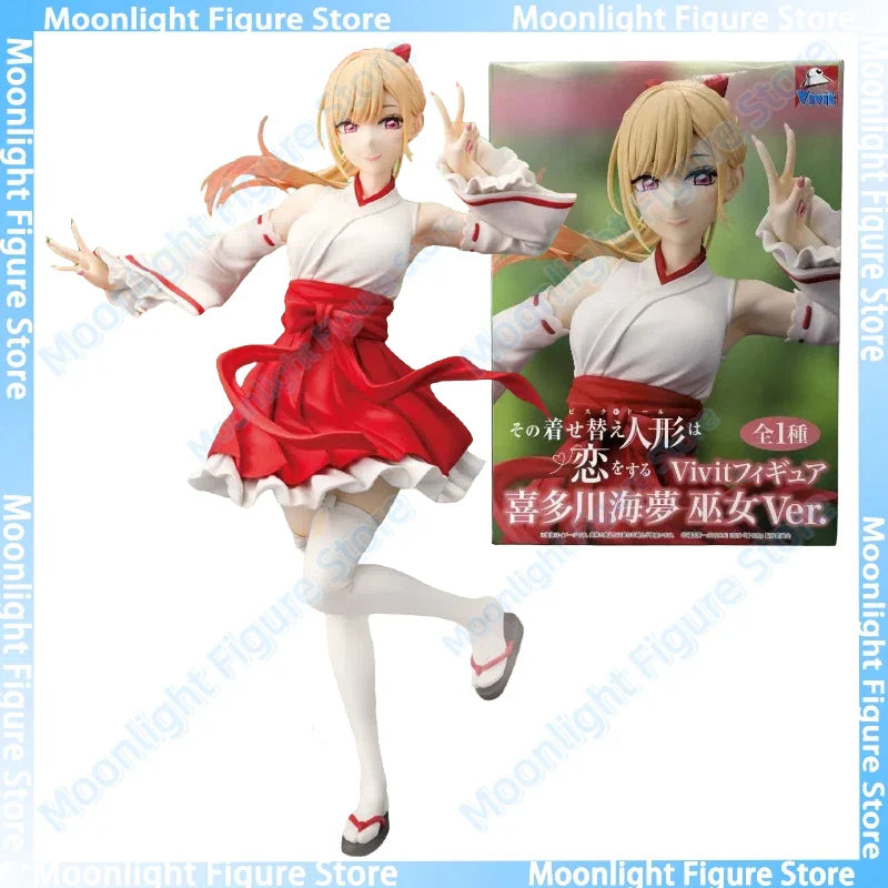 Auf Lager System Service Vivit Kitagawa Marin Hexenanzug Desktop Süße Puppen Anime Actionfigur Spielzeug Geschenk Modellsammlung