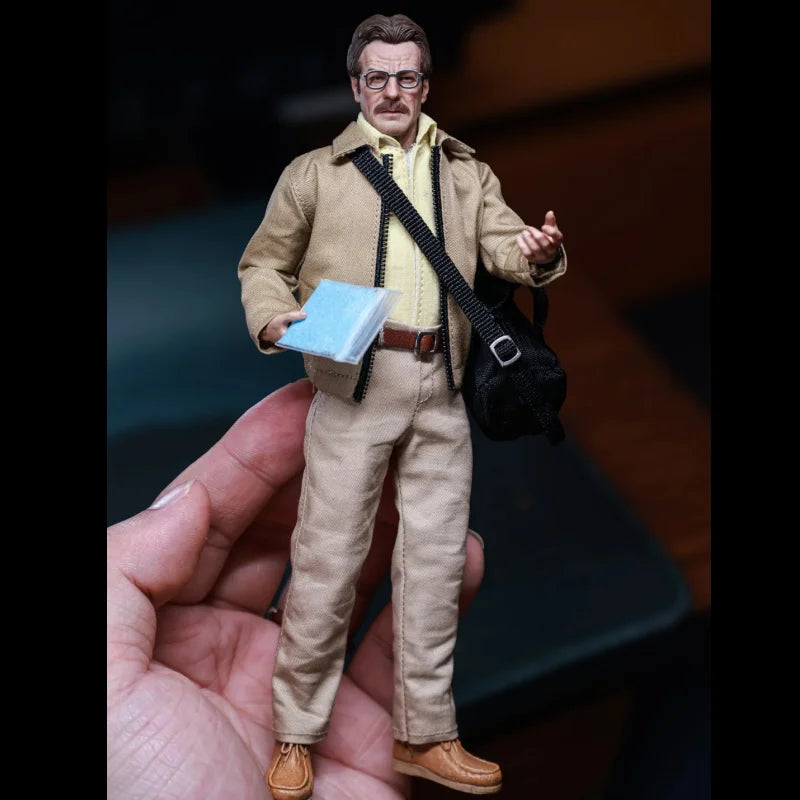 Flashback Studio M087 1/12 Scale Breaking Bad Heisenberg Walter White 2.0 Action Figure with Replaceable Cloth Collectible Toy