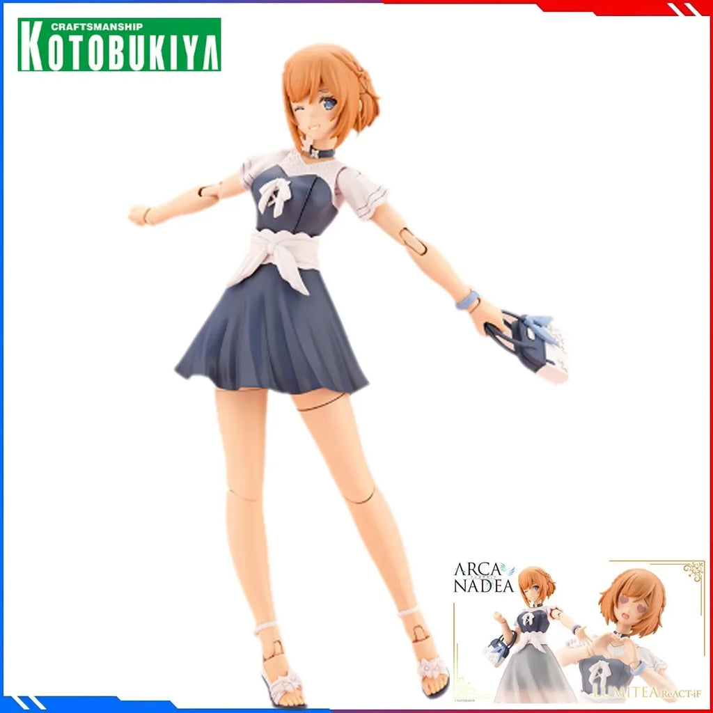 Kotobukiya Genuine Anime Model KitsBOX Arca Nadea AR009 LUMITEA ReACT-iF Toys Action Figure Assembly Model Gift for Boy Girl