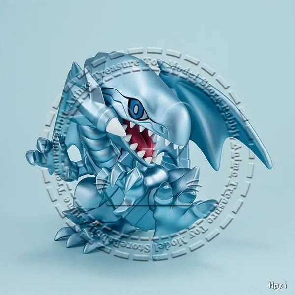 In Stock Original Genuine MegaHouse MEGATOON YuGiOh Figure BlueEyes White Dragon Chibi Style Collectible Toy