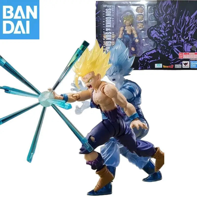 Bandai S.h.figuarts Dragon Ball Super Saiyan 2 Son Goku Son Gohan Exciusivb Edition Action Figur Model Collector Toy Gift