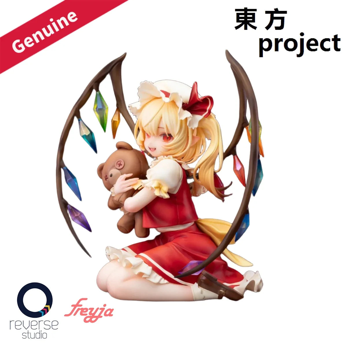 Original Genuine Reverse Studio & Freyja Prepainted Touhou Project Flandre Scarlet Innocent Time Ver. 1/6 H=160mm Figure Cute