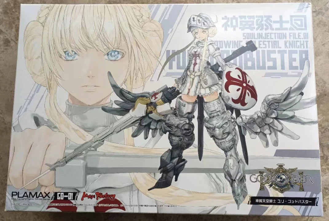 【In Stock】Original GSC Max Factory PLAMAX GO-01 GO-02Divine Wing Demon War Knight Emi Asmode Action Figures Model Collection