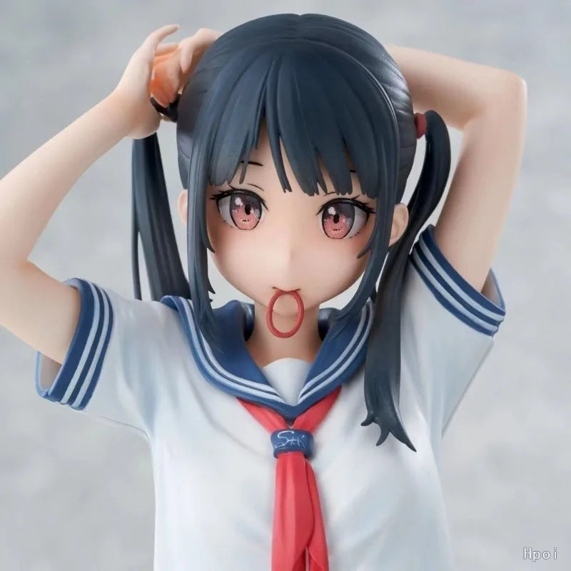 Lnside the sailor suit, the student uniforms the beautiful girl's hand-made secondary artwork decoration model.