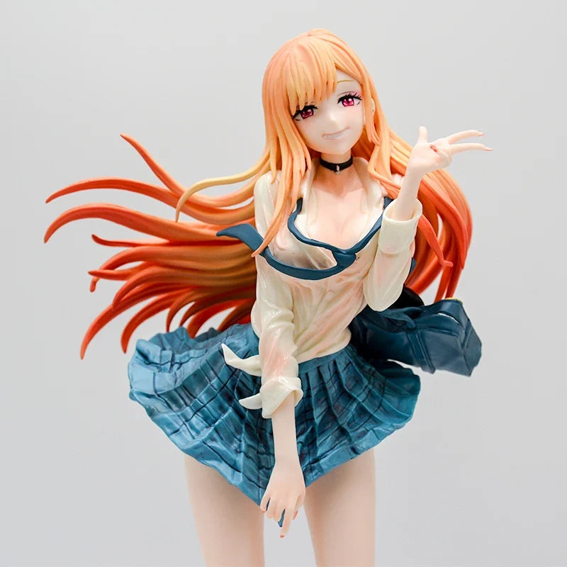 27cm Marin Kitagawa Sexy Anime Girl Figure My Dress-Up Darling Shizuku Kuroe Action Figure Adult Collectible Model Doll Toy Gift