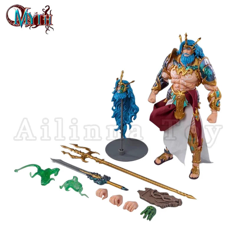 Shinfu Toys 1/12 Action Figure Myth Gods Zeus Hades Poseidon Anime Model For Gift