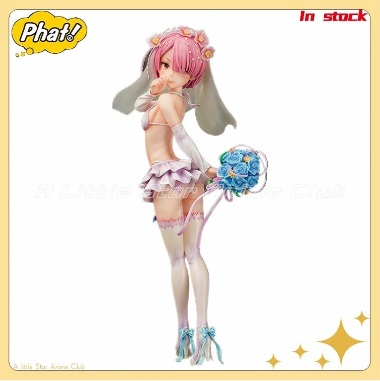 In Stock Original Phat! Re: ZERO - Starting Life in Another World RAM Wedding Dress Anime Figures Models Collection Toys Gifts