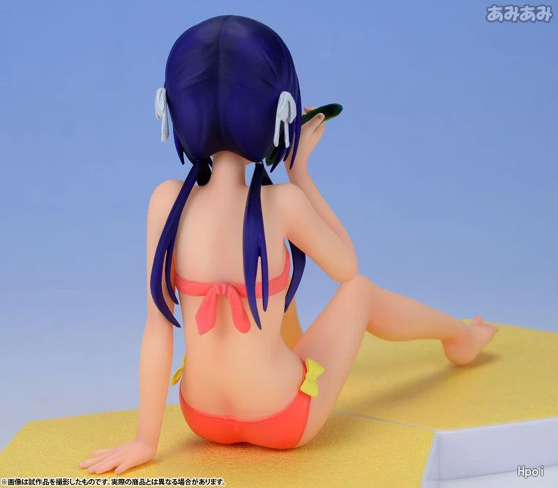 15CM kinoshita Ringo Figure Anime Swimsuit Cute Doll Sitting Posture Desktop Golf Model Toy  Gift Collection Ornaments PVC