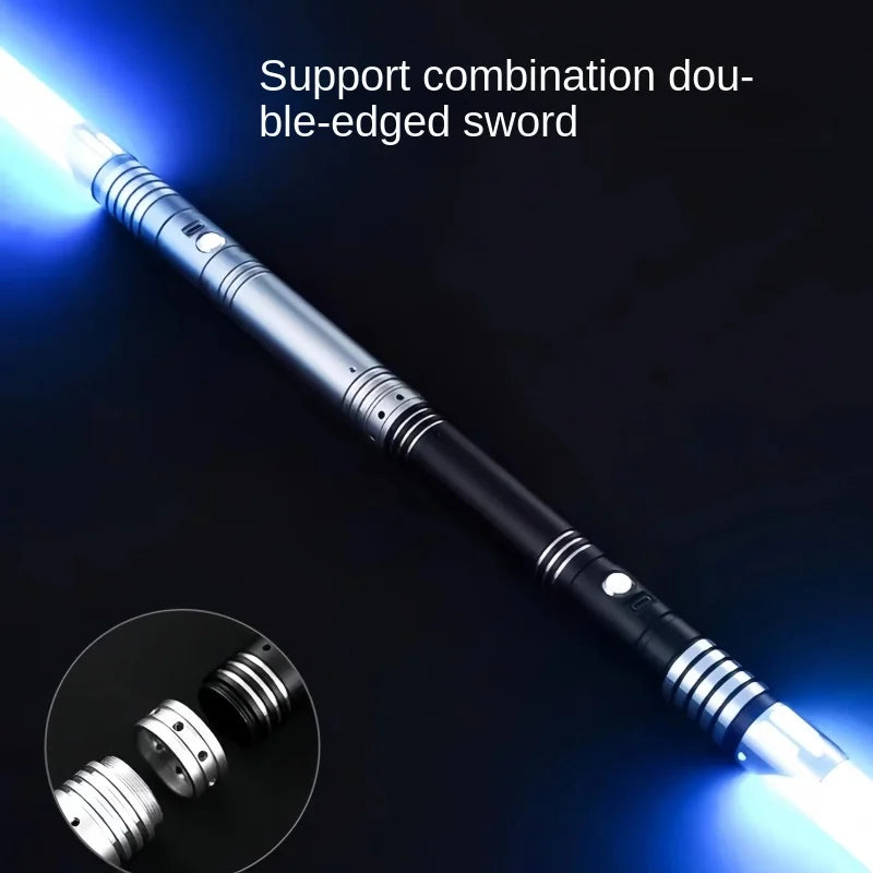 Lightsaber Jedi Warrior New Pixel Lightsaber Alien Pixel Laser Sword Role-playing Heavy Duel Infinite Color Luminous Role-playin