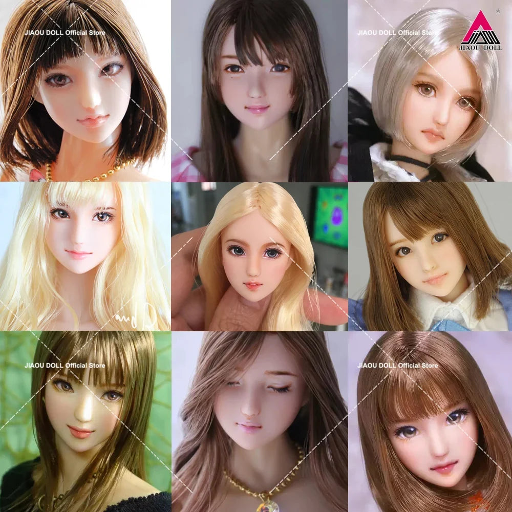 Customized Obitsu 1/6 Scale Beauty Gir Head Sculpt Fit 12'' Female Soldier PH UD LD Action Figure Body Dolls Toy