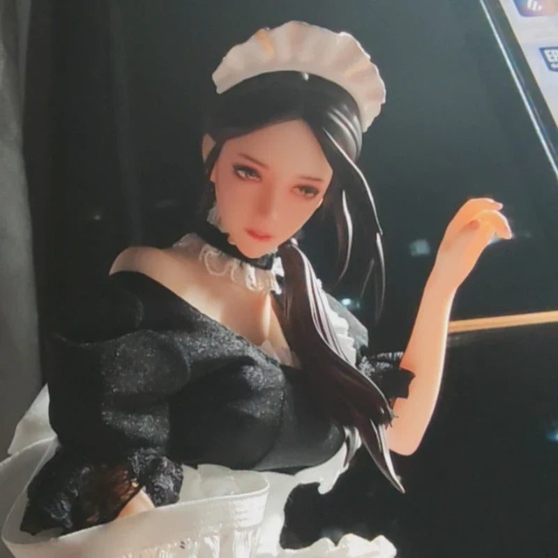 Original BEARPANDA SHE IS REAL 1/6 Hyper-realistic Maid Model Statue Collectible Figure