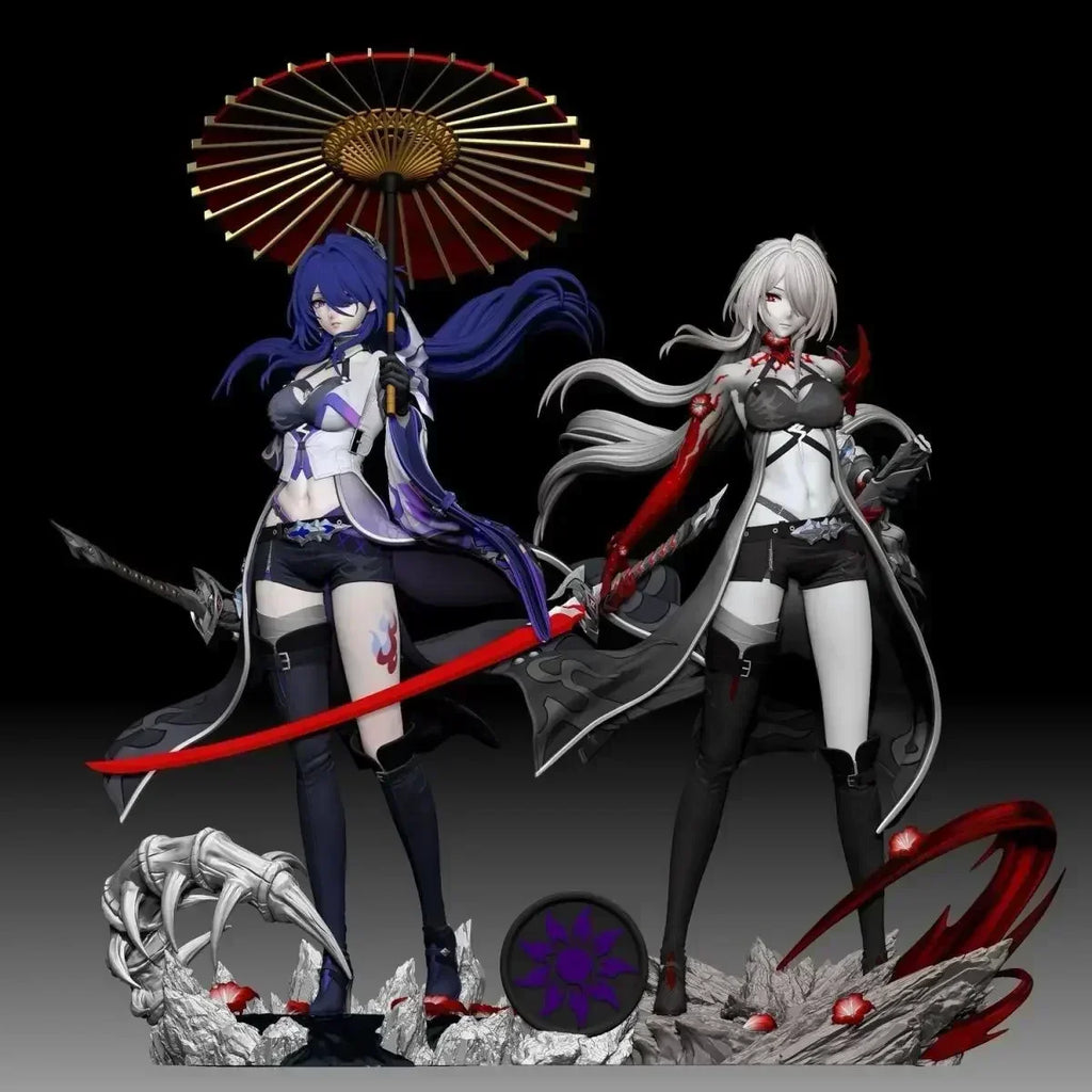 40cm Honkai Star Rail Huang Quan Anime Girl Figure Acheron Action Figure Houkai Gakuen Figurine Game Statue Model Doll Toys Gift