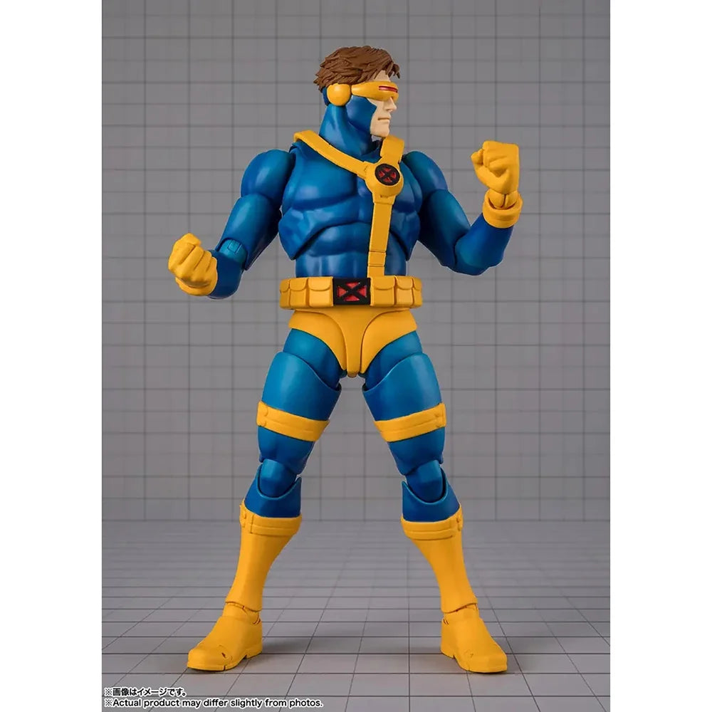 In-Stock Original BANDAI S.H.Figuarts X-Men Cyclops (Gamerverse) 14.5cm Collectible Action Comic Figure Model Ornament Toy Gifts