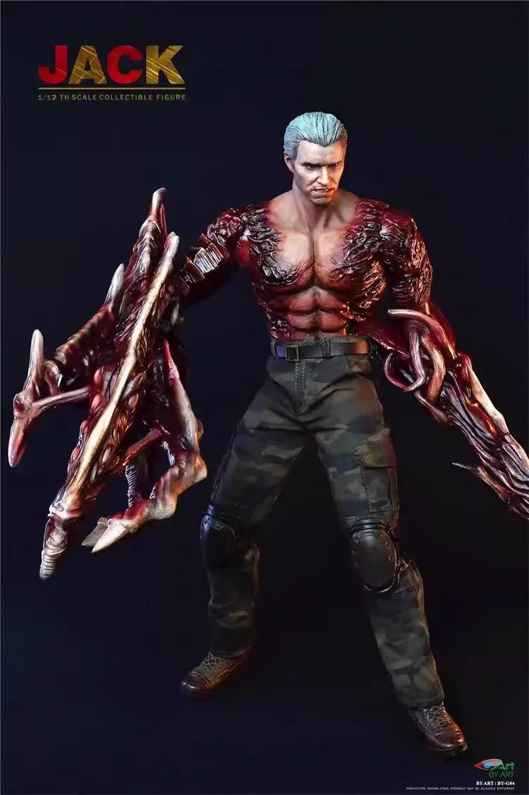 Auf Lager BY-ART 1/12 Maßstab Resident Evil Major JACK Science-Fiction Filmcharakter Mobile Puppe Actionfiguren Fans Sammlung