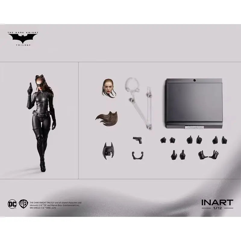 [Auf Lager] INART 1/12 Batman The Dark Knight Rises Catwoman Bale Eternal Battle Held 6-Zoll Actionfigur Modell Sammlerstück Geschenk