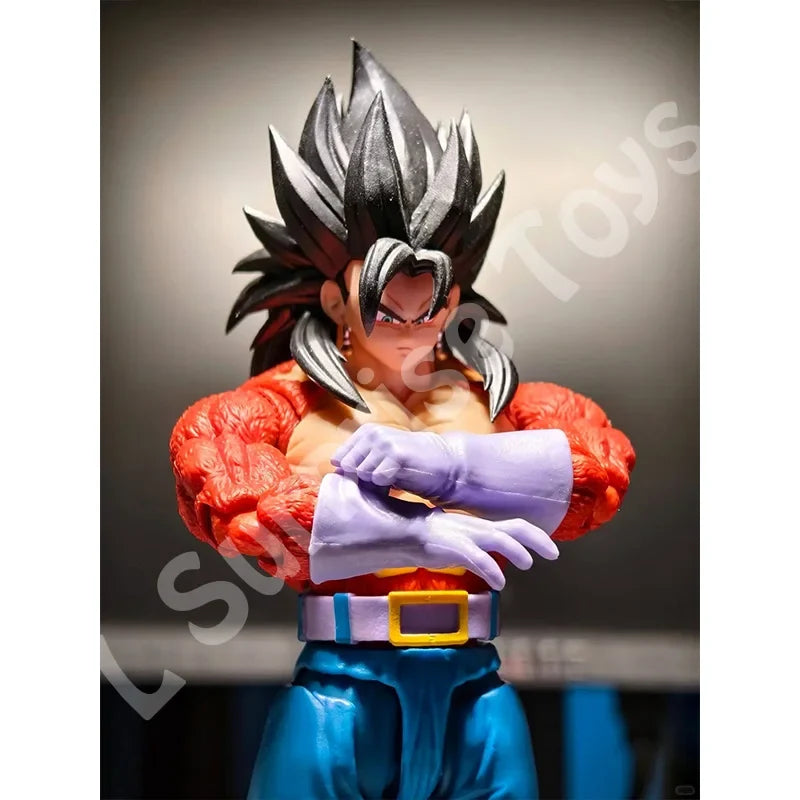 In Stock Mythos Anime Studio Dragon Ball Super Saiyan 4 Vegito Limit Break Anime Action Figures Model Toys Gifts
