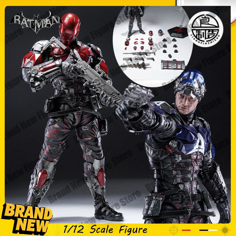 NEW LPZZ Batman Arkham Knight U-P-Finegures Batman Action Figure 1/12 Model Collection Toys Kid Gift