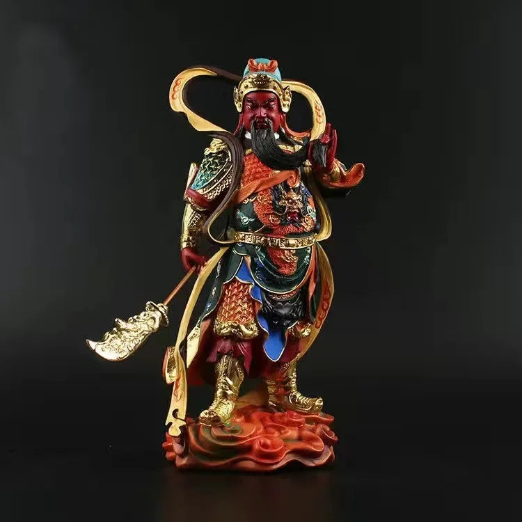 Sangharama Bodhisattva Resin Painting Buddha Statues Dharma Wealth Guan Yu Sculptures