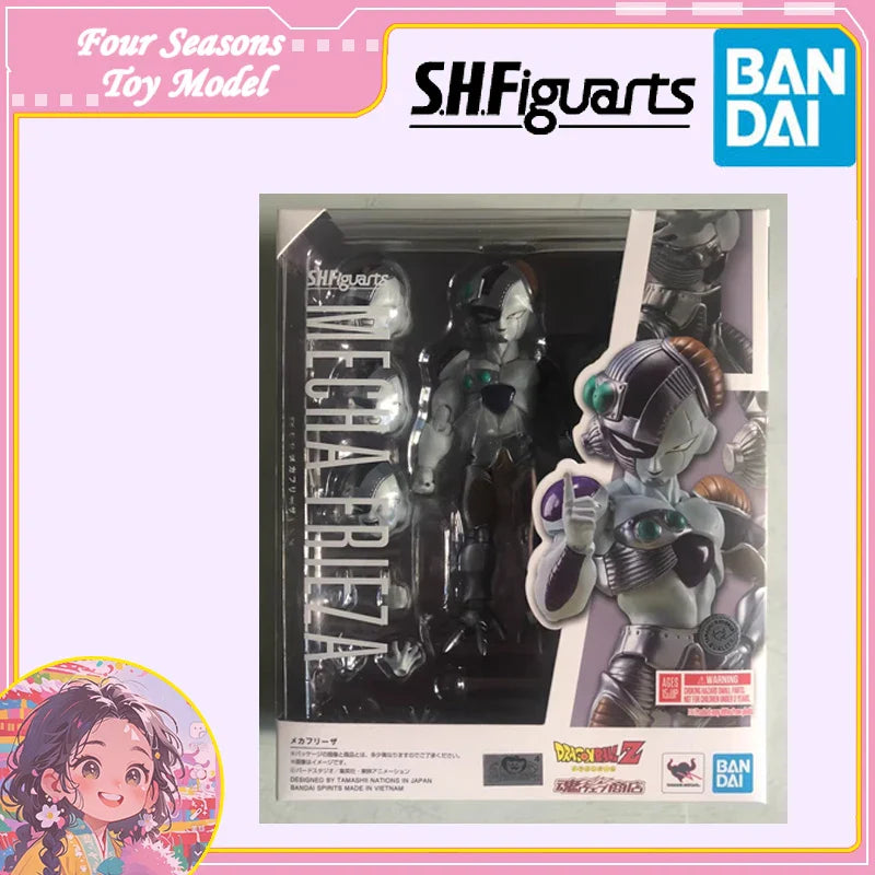 Schneller Versand Bandai Anime SHF DRAGON BALL MECHA FRIEZA Original Modell Spielzeug Actionfigur Sammlerstück Ornament Kinder Weihnachten
