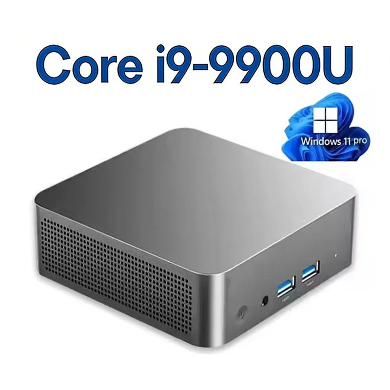 MINI PC Windows 11 Pro Core i9 10980HK 32GB RAM 1/2TB SSD WIFI 6 BT5.2 4K HD Mini Gaming Office Study Pc With 3 Years Warranty