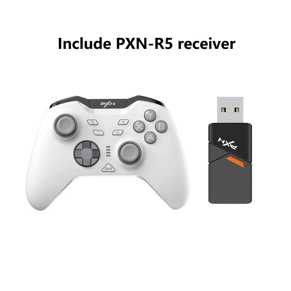 PXN P5 Wireless Bluetooth Hall Rocker Gamepad For Nintendo Switch Joystick Gaming Controller For PC Windows 7/8/10/11 Steam Game