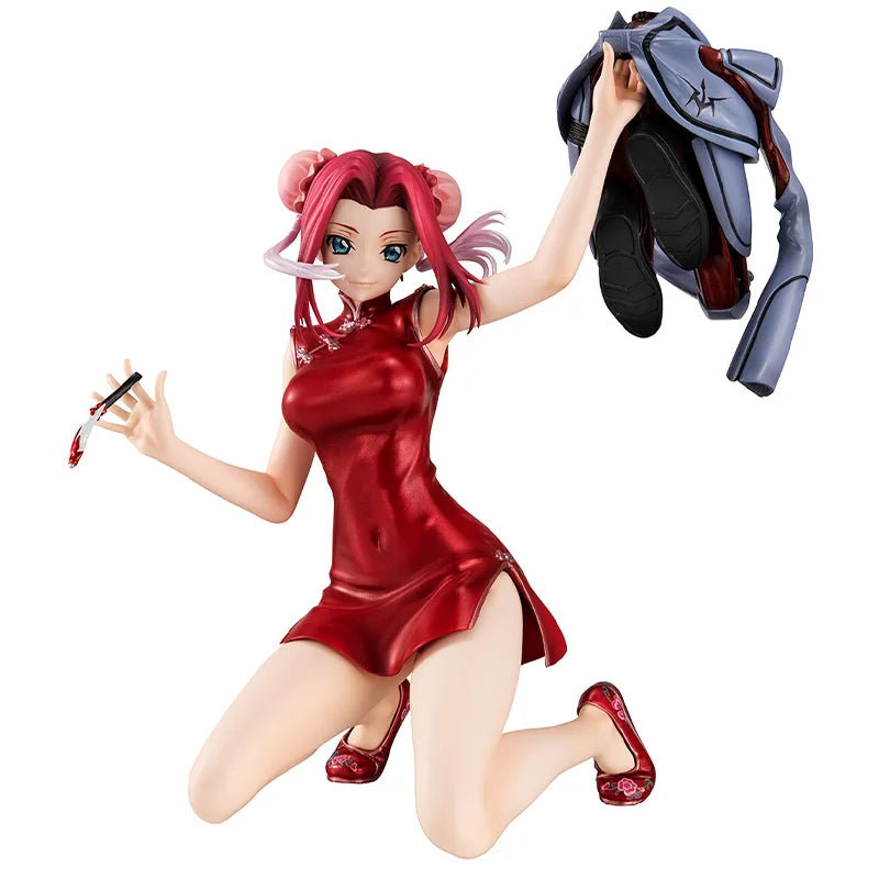 BANDAI MegaHouse Original Code Geass Hangyaku No Lelouch Kouzuki Kallen G.E.M. Sokai Sennyuu Ver. Anime Cartoon Gifts Toys