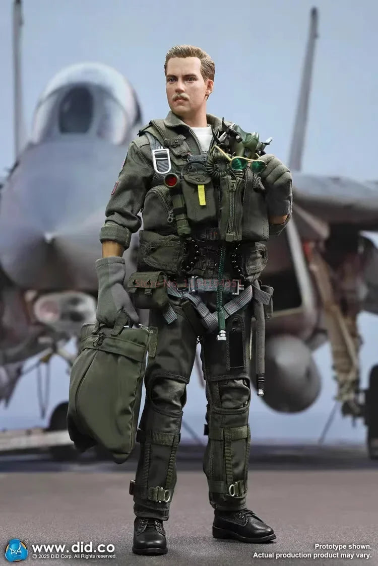 In Stock DID MA80182 US F14 Pilot - Tom and Nick 1/6 Action Figure 12inch Full Set Model Toys Collection