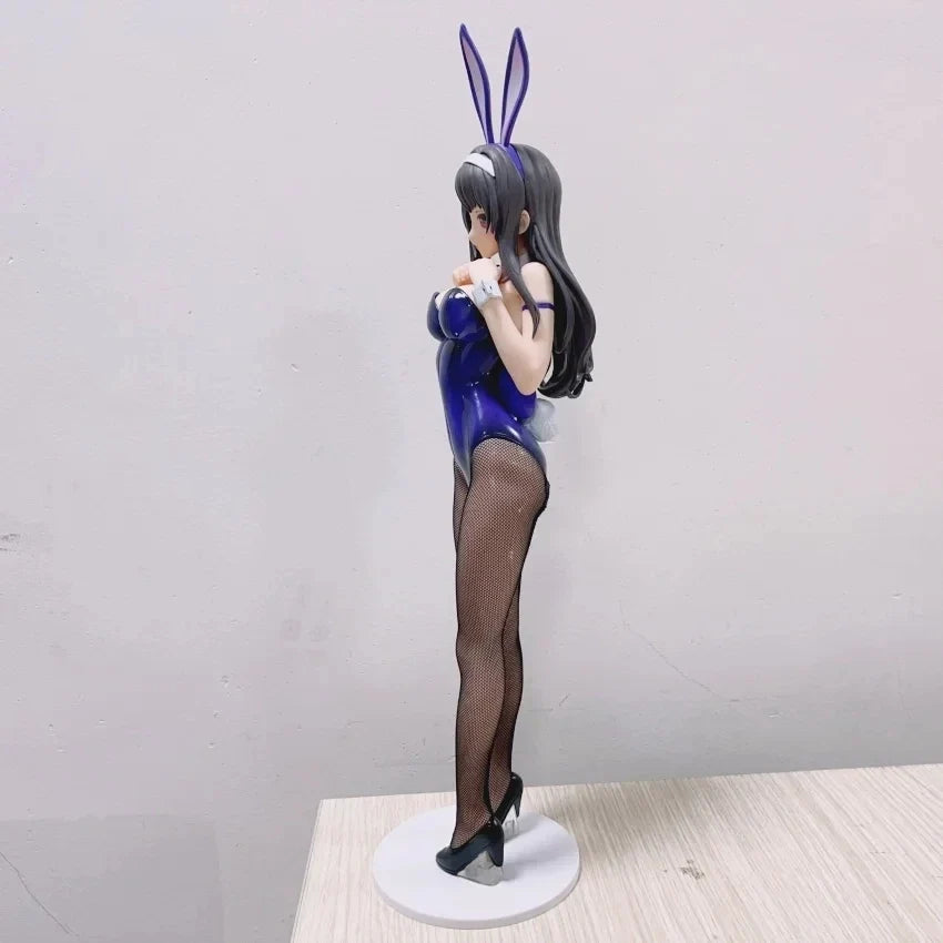 43cm Saenai Heroine no Sodatekata Kasumigaoka Utaha Bunny Girl Standing Pose Anime PVC Figure Statue Desktop Decoration Gift