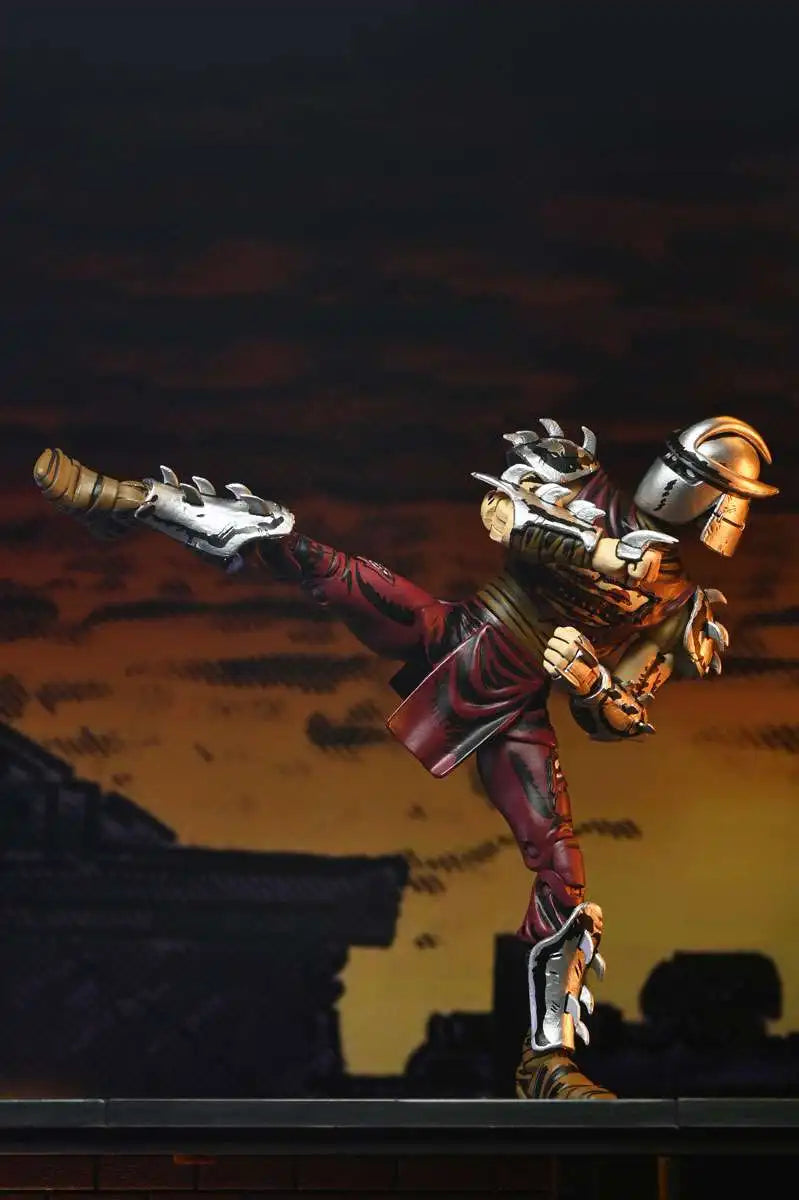 NECA 54543 Teenage Mutant Ninja Turtles Action Figure Battle Damaged Shredder 18 cm Collection Original Doll Gift TMNT Toys