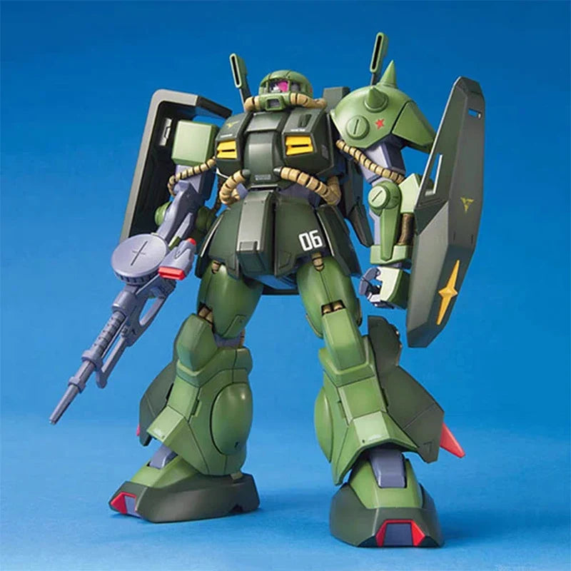 Bandai original Gundam MG 1/100 RMS-106 Hi-Zack anime character robot action assembled model collection toy children's gift