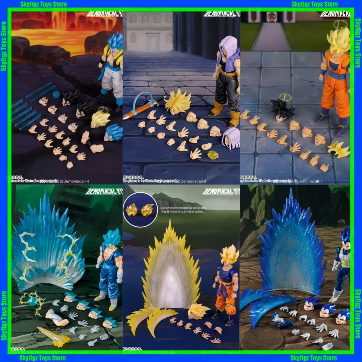 In Stock Dragon Ball Demoniacal Fit SHF 18cm Vegeta Movable PVC Action Figure Model Toys