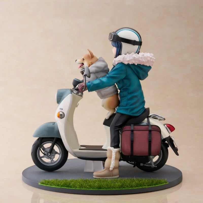 F:NEX LAID-BACK CAMP Shima Rin 100% Original genuine 205mm PVC Action Figure Anime Figure Model Toys Figure Collection Doll Gift
