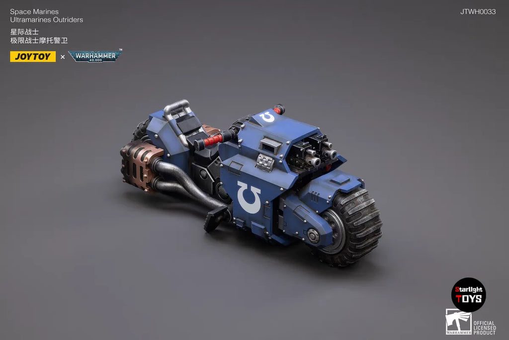 JOYTOY 1/18 Action Figure Warhammer 40K Space Marines Ultramarines Outriders Toys Model Ornaments Collection Gifts